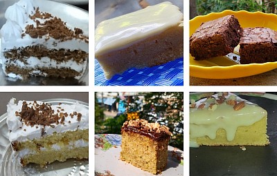 Healthy cake with natural ingredients.